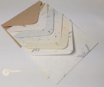 Koperta C6  z papieru czerpanego botanicznego