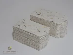 Zawieszki metki z papieru rosnącego 10szt. wzór fala