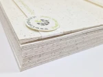 Papier czerpany z nasionami kwiatów polnych