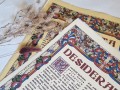 Stylizowane starodruki na papierze czerpanym DESIDERATA