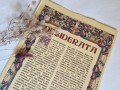 DESIDERATA druk na czerpanym papierze A3