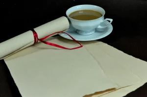 Papier czerpany cappuccino 