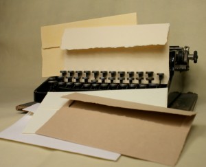 Koperta DL z papieru czerpanego kolor